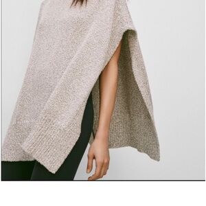 Aritzia Knit Poncho/Sweater XXS